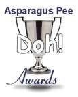 Coveted Asparagus Pee Doh! Award