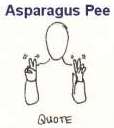 Another fine Asparagus Pee Original Quotable.